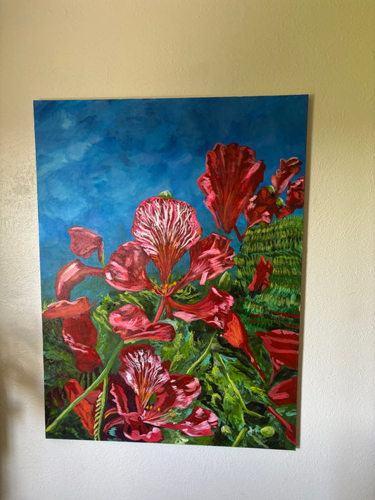 Royal Poinciana Painting