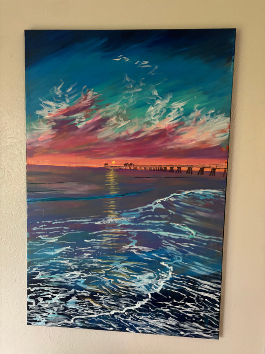Naples Pier Painting