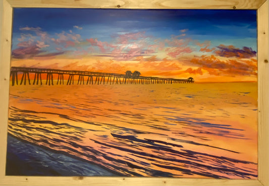 Naples Pier Painting