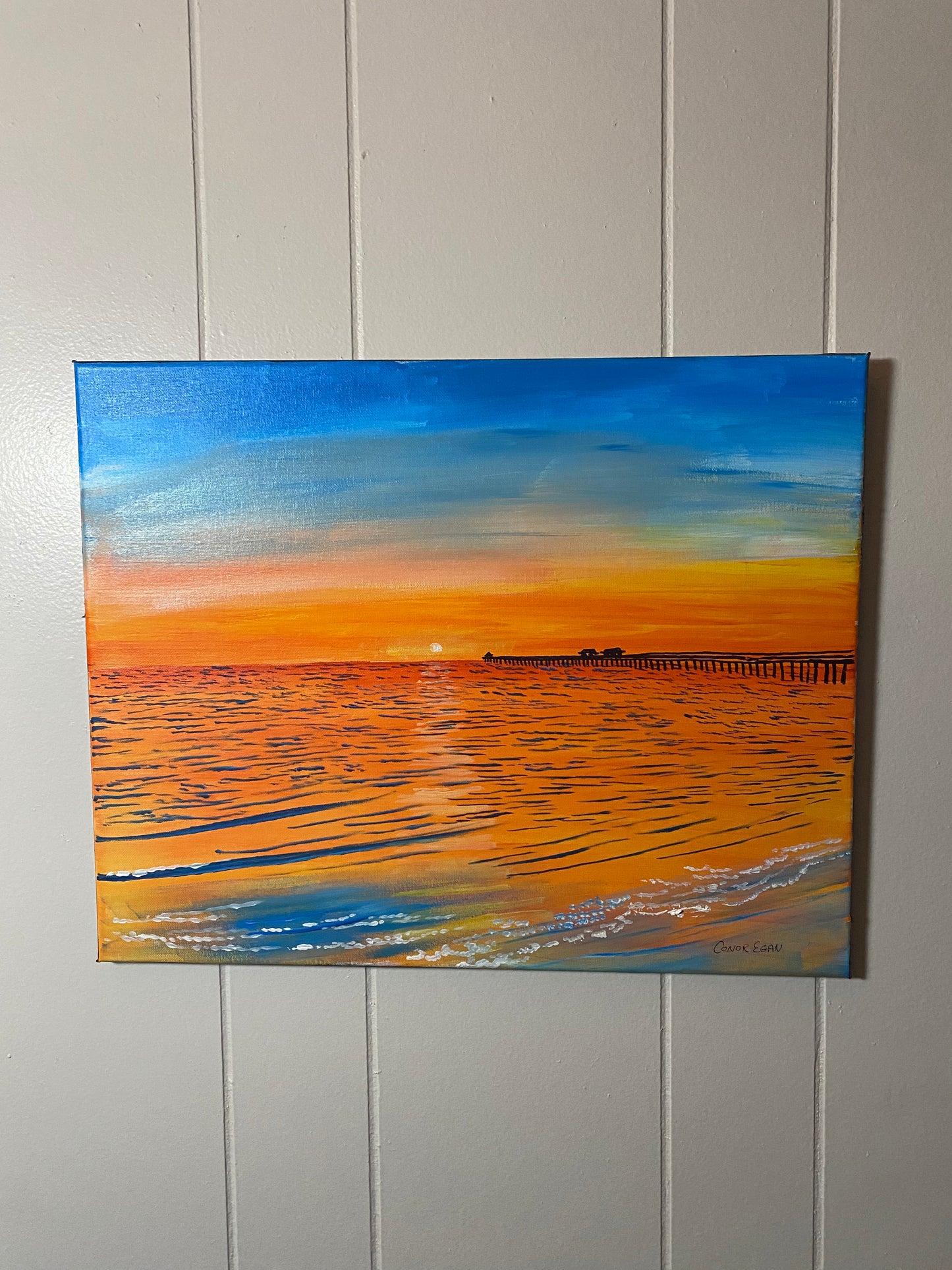 Naples Pier Painting